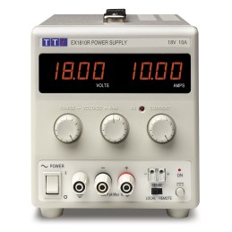 1 pcs - Aim-TTi EX-R Series Digital Bench Power Supply, 0 - 18V, 0 - 10A, 1-Output, 180W - RS Calibrated