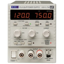 1 pcs - Aim-TTi PL-P Series Digital Bench Power Supply, 0 - 120V, 0 - 750mA, 1-Output, 90W - RS Calibrated