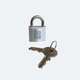 1 pcs - RS PRO Key Aluminium, Stainless Steel Padlock, Keyed Alike, 5mm Shackle, 30mm Body
