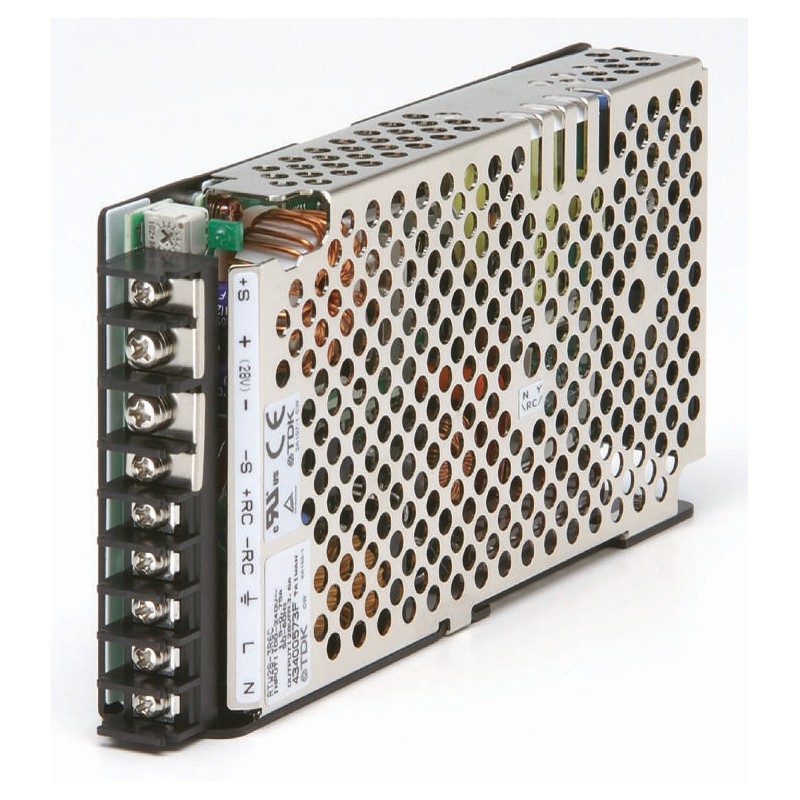 1 pcs - TDK-Lambda Switching Power Supply, RTW24-4R2C, 24V dc, 4.2A, 100.8W, 1 Output, 150 - 340 V dc, 85 - 265 V