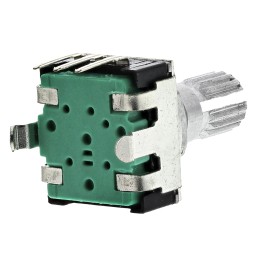 10 pcs - Bourns 24 Pulse Incremental Mechanical Rotary Encoder with a 6 mm Knurl Shaft (Indexed), Through Hole