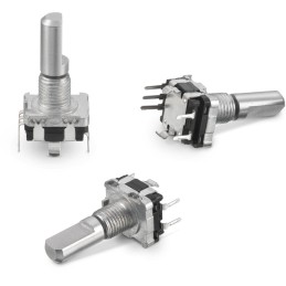 2 pcs - Wurth Elektronik 8 Pulse Incremental Mechanical Rotary Encoder with a 6 mm, Through Hole