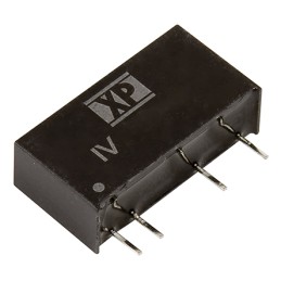1 pcs - XP Power IV DC-DC Converter, ±15V dc/ ±66mA Output, 10.8 - 13.2 V dc Input, 1W, Through Hole, +85°C Max Temp
