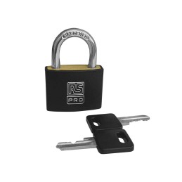 1 pcs - RS PRO Key Padlock, Keyed Alike, 6mm Shackle, 43mm Body