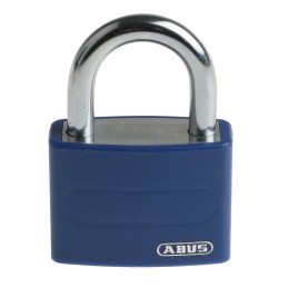 1 pcs - ABUS Key Weatherproof Aluminium, Steel Safety Padlock, Keyed Alike, 6.5mm Shackle, 43mm Body
