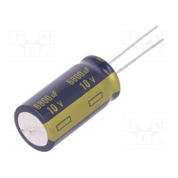 1 pcs x PANASONIC - EEUFC1A682 - Capacitor: electrolytic, low ESR, THT, 6800uF, 10VDC, Ø16x31.5mm