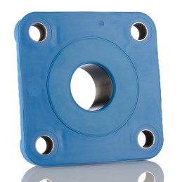 1 pcs - 4 Hole Flange Bearing Unit, F4BC 50M-CPSS-DFH, 50mm ID