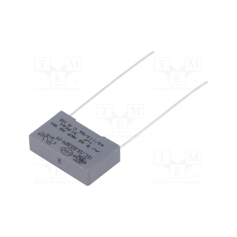 2 pcs x KEMET - R463I310040M1M - Capacitor: polypropylene, 100nF, 18x5x11mm, THT, ±20%, 15mm, 630VDC
