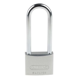 1 pcs - ABUS 64TI Key Weatherproof Titanium Weatherproof Padlock, 8mm Shackle, 50mm Body