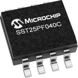 10 pcs - Microchip 4Mbit SDI, SPI Flash Memory 8-Pin SOIC, SST25PF040C-40I/SN