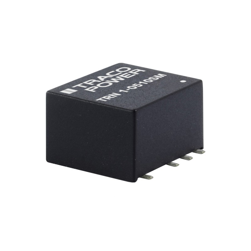 1 pcs - TRACOPOWER TRN 1SM DC-DC Converter, 15V dc/ 70mA Output, 18 - 36 V dc Input, 1W, Surface Mount, +90°C Max Temp