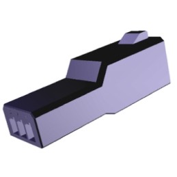 25 pcs - TE Connectivity, Dynamic 2000 Male Connector Housing, 2.5mm Pitch, 12 Way, 2 Row