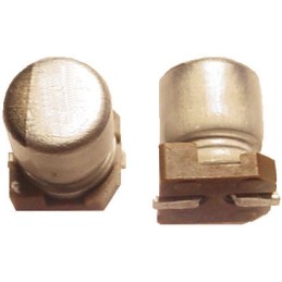 100 pcs - Panasonic 10μF Aluminium Electrolytic Capacitor 50V dc, Surface Mount - EEEHD1H100P