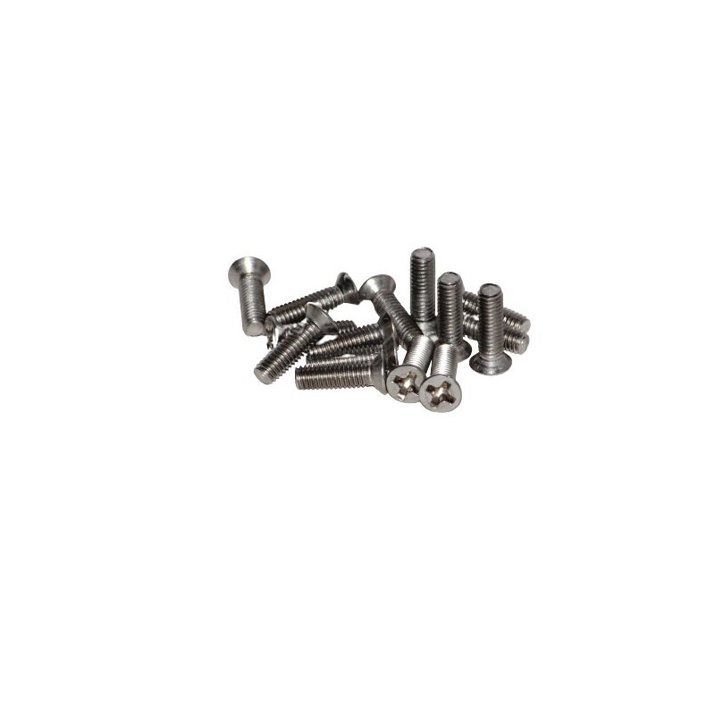 1 pcs - Hammond Cross Flat Tamper Proof Security Screw, M3.5x12mm