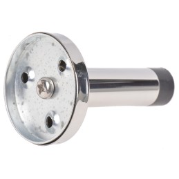 1 pcs - RS PRO Silver Stainless Steel Base-Board Door Stop, 80mm Long
