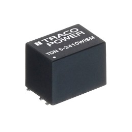 1 pcs - TRACOPOWER TDN 5WISM DC-DC Converter, ±15V dc/ ±168mA Output, 9 - 36 V dc Input, 5W, Surface Mount, +75°C Max