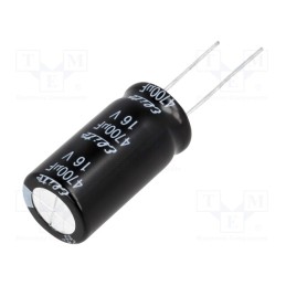 2 pcs x Elite - PF1C472MNN1632 - Capacitor: electrolytic, THT, 4700uF, 16VDC, Ø16x31.5mm, ±20%