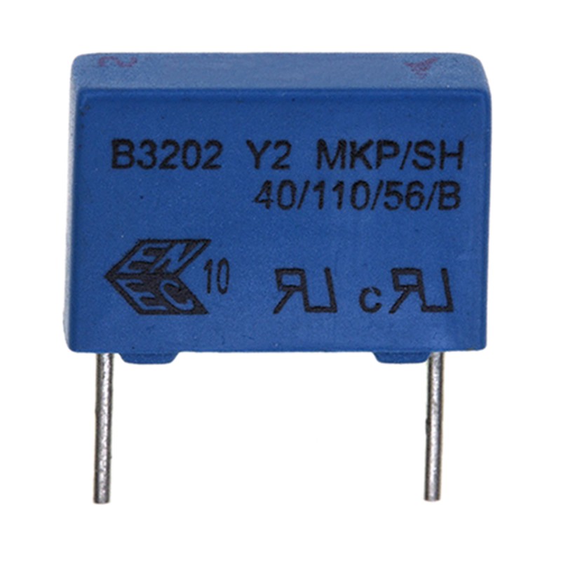 500 pcs - EPCOS B32021 Metallised Polypropylene Film Capacitor, 1.5 kV dc, 300 V ac, ±20%, 10nF, Through Hole