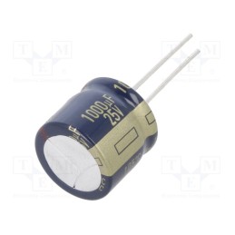 1 pcs x PANASONIC - EEUFC1E102S - Capacitor: electrolytic, low ESR, THT, 1000uF, 25VDC, Ø16x15mm