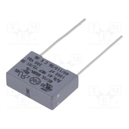 2 pcs x KEMET - R413F1100DQ00M - Capacitor: polypropylene, 1nF, 13x4x9mm, THT, ±20%, 10mm, -40÷110°C