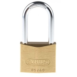 1 pcs - ABUS Key Weatherproof Brass, Steel Padlock, Keyed Alike, 6mm Shackle, 65mm Body