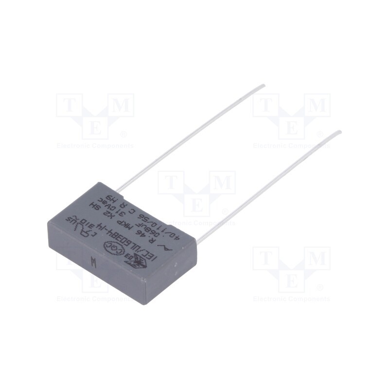 2 pcs x KEMET - R463I26804001M - Capacitor: polypropylene, 68nF, 18x5x11mm, THT, ±20%, 15mm, 630VDC