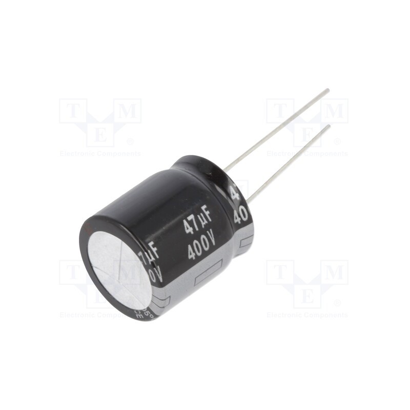 1 pcs x PANASONIC - EEUED2G470S - Capacitor: electrolytic, THT, 47uF, 400VDC, Ø18x20mm, Pitch: 7.5mm
