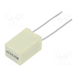 2 pcs x KEMET - R82IC3220DQ60K - Capacitor: polyester, 220nF, 140VAC, 250VDC, 5mm, ±10%, 7.2x6x11mm