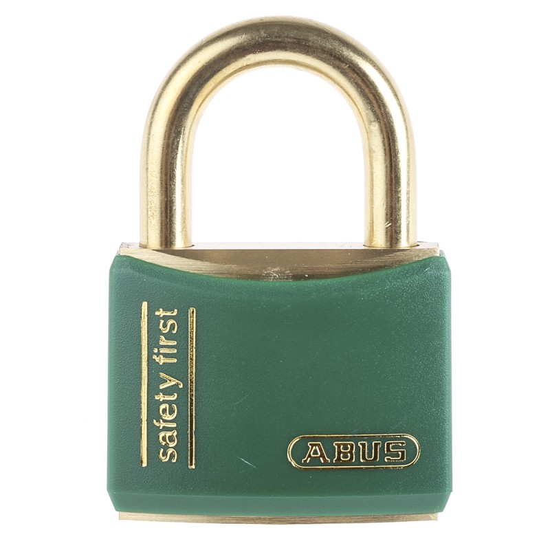 1 pcs - ABUS Key Weatherproof Brass Safety Padlock, Keyed Alike, 6mm Shackle, 40mm Body