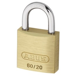 1 pcs - ABUS Key Weatherproof Brass, Steel Padlock, 4mm Shackle, 20mm Body