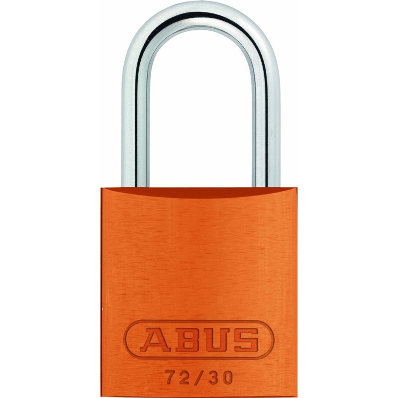 1 pcs - ABUS 72/30 Key Weatherproof Aluminium, Steel Safety Padlock, 4.4mm Shackle, 31.8mm Body