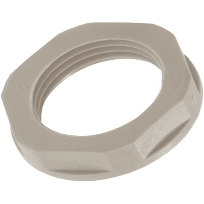 5 pcs - Lapp Grey Polyamide Cable Gland Locknut, PG16 Thread