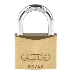 1 pcs - ABUS Key Weatherproof Brass, Steel Padlock, 6.5mm Shackle, 40mm Body