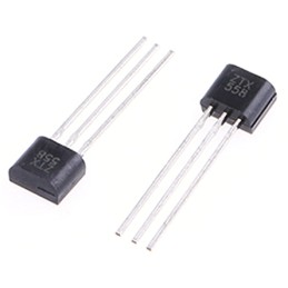 10 pcs - Diodes Inc ZTX558 PNP Transistor, -200 mA, -400 V, 3-Pin TO-92