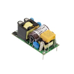 1 pcs - MEAN WELL Switching Power Supply, MFM-15-12, 12V dc, 1.25A, 15W, 1 Output, 80 - 264V ac Input Voltage