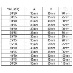 1 pcs - YALE Euro Cylinder Lock
