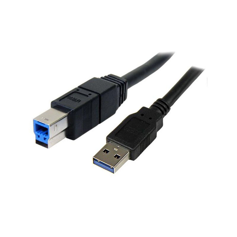 1 pcs - StarTech.com USB 3.0 Cable, Male USB A to Male USB B Cable, 3m