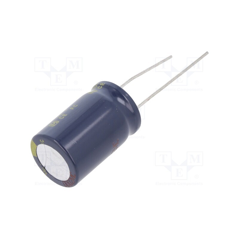 1 pcs x PANASONIC - EEUFC1V182 - Capacitor: electrolytic, low ESR, THT, 1800uF, 35VDC, Ø16x25mm