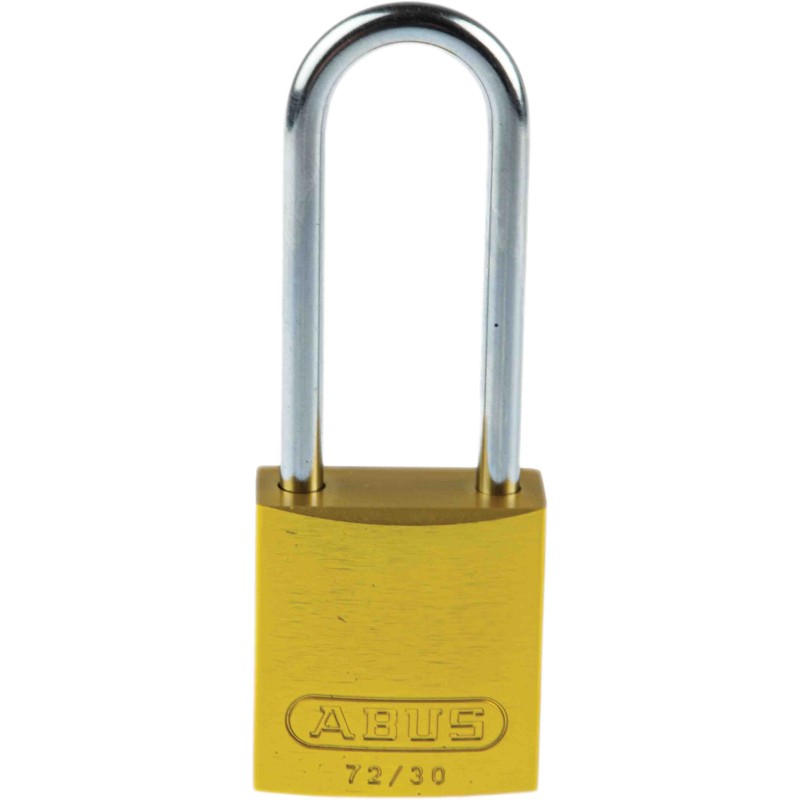 1 pcs - ABUS 72/30 Key Weatherproof Aluminium, Steel Safety Padlock, 4.4mm Shackle, 32.2mm Body