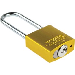 1 pcs - ABUS 72/30 Key Weatherproof Aluminium, Steel Safety Padlock, 4.4mm Shackle, 32.2mm Body