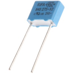 50 pcs - KEMET PHE840 Metallised Polypropylene Film Capacitor, 275 V ac, 760 V dc, ±20%, 10nF, Through Hole