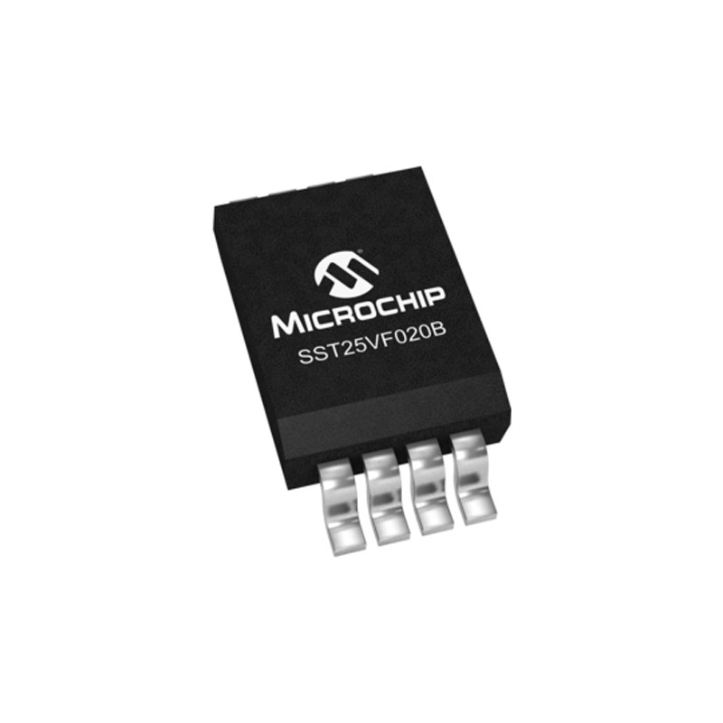 10 pcs - Microchip 2Mbit SPI Flash Memory 8-Pin SOIC, SST25VF020B-80-4C-SAE