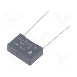 2 pcs x KEMET - R75TI182050H3J - Capacitor: polypropylene, 8.2nF, 18x6x12mm, THT, ±5%, 15mm, 1600VDC