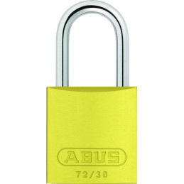 1 pcs - ABUS 72/30 Key Weatherproof Aluminium, Steel Safety Padlock, 4.4mm Shackle, 31.8mm Body