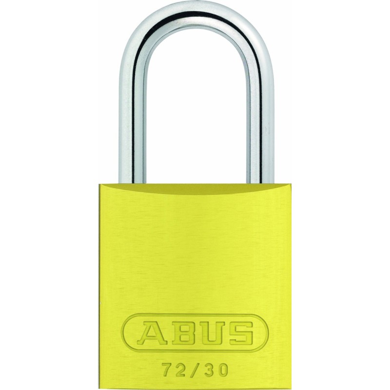 1 pcs - ABUS 72/30 Key Weatherproof Aluminium, Steel Safety Padlock, 4.4mm Shackle, 31.8mm Body