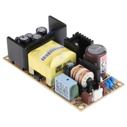 1 pcs - MEAN WELL Switching Power Supply, RPS-60-12, 12V dc, 5A, 60W, 1 Output, 127 - 370 V dc, 90 - 264 V ac
