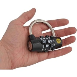 1 pcs - YALE Combination Combination Padlock, 7mm Shackle, 69mm Body