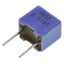 50 pcs - Vishay 22nF Polypropylene Capacitor PP 63 V ac, 100 V dc ±1% Tolerance Through Hole MKP 1837 Series
