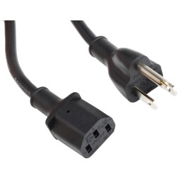 1 pcs - RS PRO IEC C13 Socket to Type B US Plug Plug Power Cord, 1m