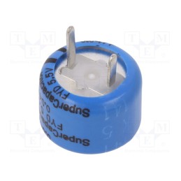 1 pcs x KEMET - FYD0H473ZF - Supercapacitor, THT, 0.047F, 5.5VDC, -20÷80%, Pitch: 5.08mm, 220Ω